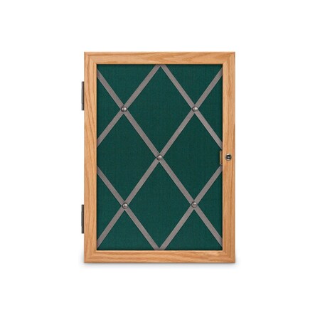 United Visual Products Sliding Door Wood Corkboard, 96"x36", Ligh, UV9006OCS-LTOAK-CORK UV9006OCS-LTOAK-CORK